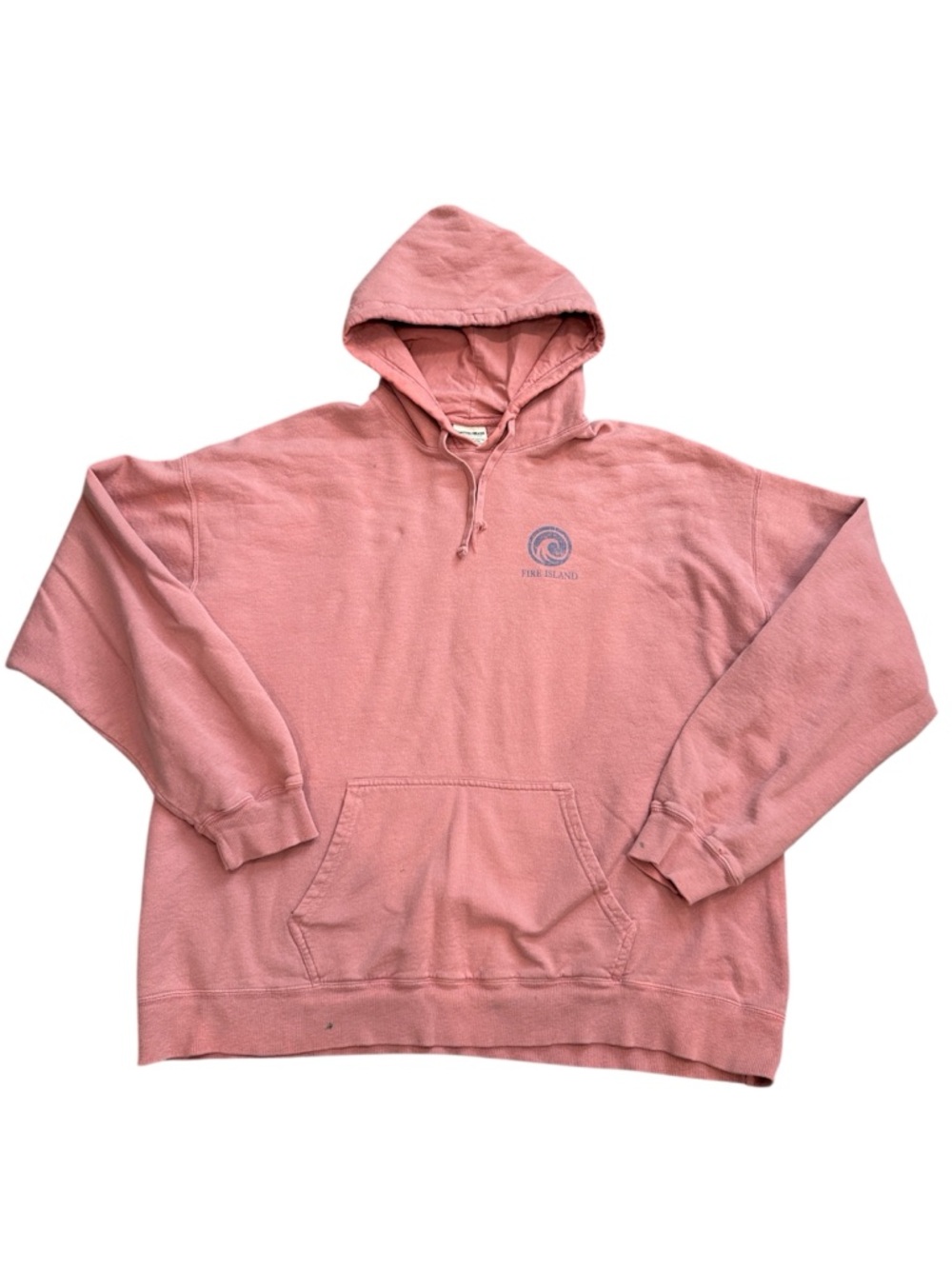 Comfort Wash | Dusty Pink Fire Island Hooded Sweatshirt